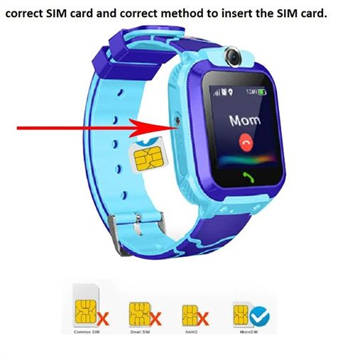 Fashion Children's SmartWatch SimCard Positioning Tracker Waterproof