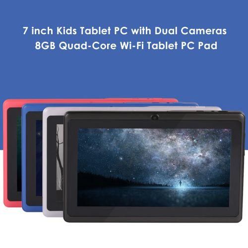 7 Inch Kids Tablet PC With Dual Cameras 8GB QuadCore WiFi