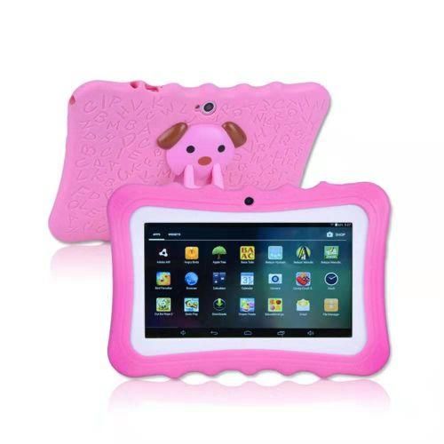 Kids Tablet Andriod 6.0 1GB 8GB And WiFi, 7 Inch Dual Camera Google Play With Learning App For ChildrenPink