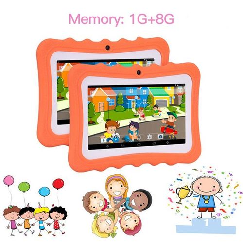 Kids Tablet Andriod 6.0 1GB 8GB And WiFi, 7 Inch Dual Camera Google Play With Learning App For ChildrenPink
