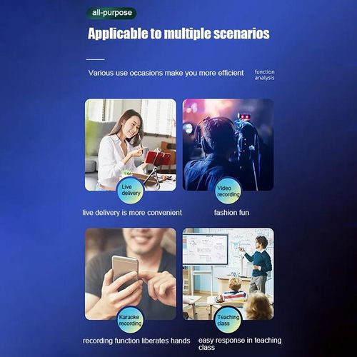 K35 3.5mm Wireless Lavalier Lapel Noise Reduction Microphone Universal 3.5 Best Recording Mic For Camera Speaker Smartphone Iphone & Android