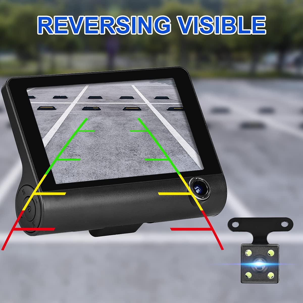 3 In 1 Car Dashboard Camera -Das Cam