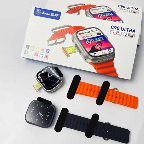 SmartBerry C90 ULTRA 2 Watch Dual Camera 4G SIM with Phone Call, WIFI, GPS, Video, Ultra Smartwatch.