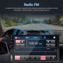 2 Din 7" Touch Screen Car MP5 Player Car Audio Car Stereo FM Radio
