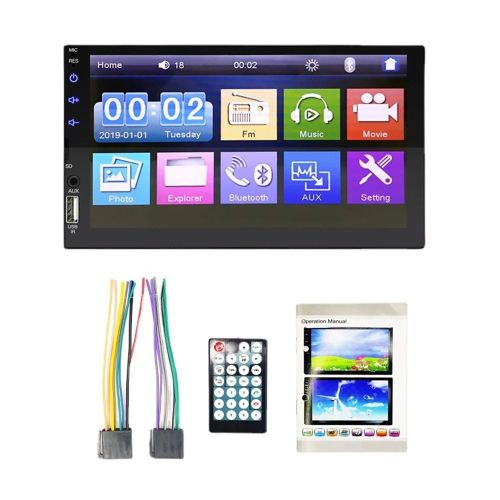 2 Din 7" Touch Screen Car MP5 Player Car Audio Car Stereo FM Radio