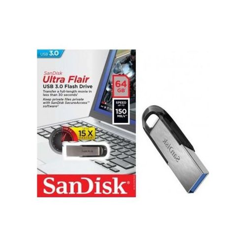 Sandisk Ultra Flair USB 3.0 Flash Drive/Disk 64GB