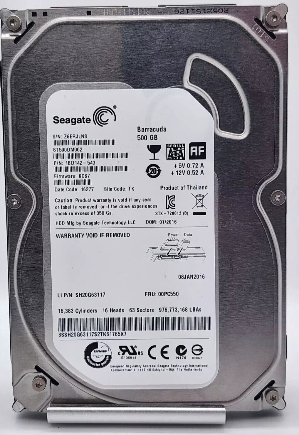 Seagate hardisk 500GB Laptop Internal Hard Disk