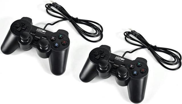 Ucom UC-JS704S2 USB Wired PC Dual Game pad 2 Game Controller Dual Shock Control Computer Gaming Play