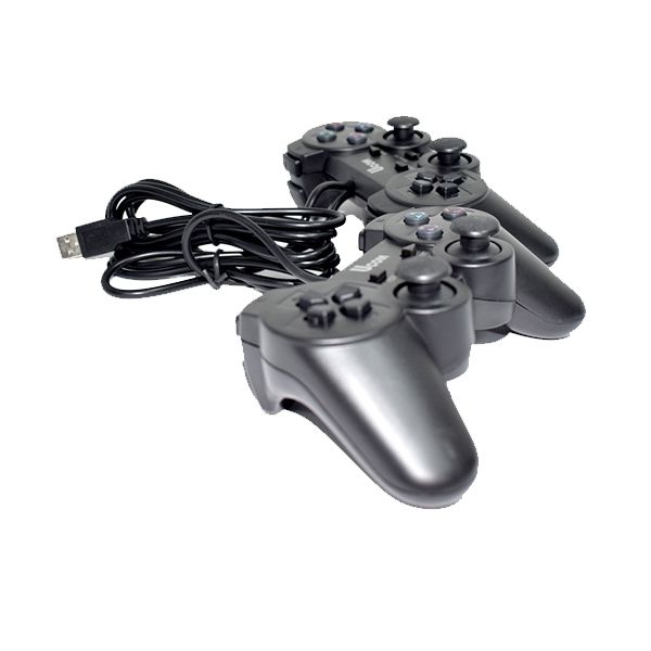 Ucom UC-JS704S2 USB Wired PC Dual Game pad 2 Game Controller Dual Shock Control Computer Gaming Play