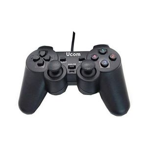 Ucom UC-JS704S2 USB Wired PC Dual Game pad 2 Game Controller Dual Shock Control Computer Gaming Play