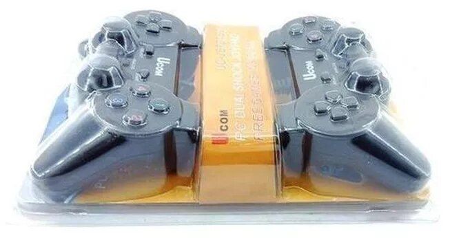 Ucom UC-JS704S2 USB Wired PC Dual Game pad 2 Game Controller Dual Shock Control Computer Gaming Play