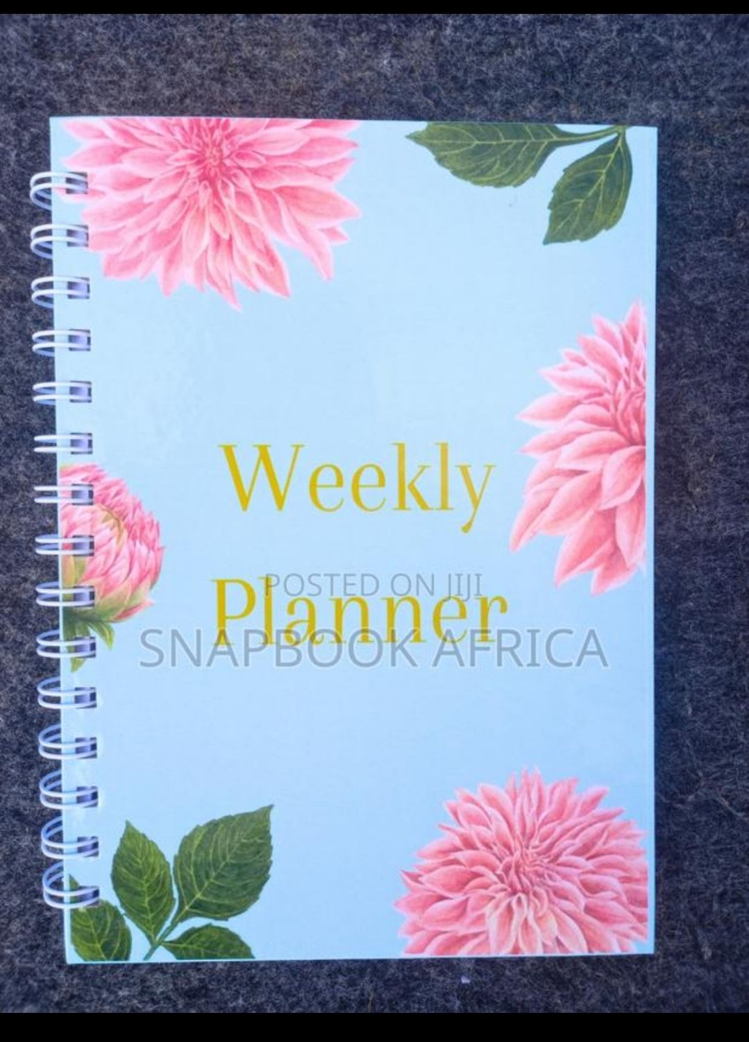 Weekly planner notebook