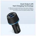 Battery Clip Power Adapter PLUS Oraimo Dual USB car charger adapter
