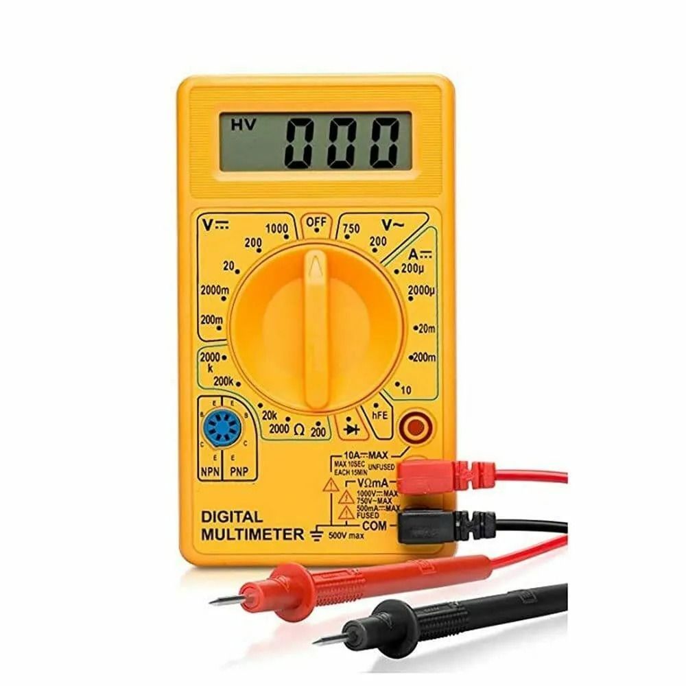 Digital Multimeter LCD AC DC Measuring Voltage Current for home use