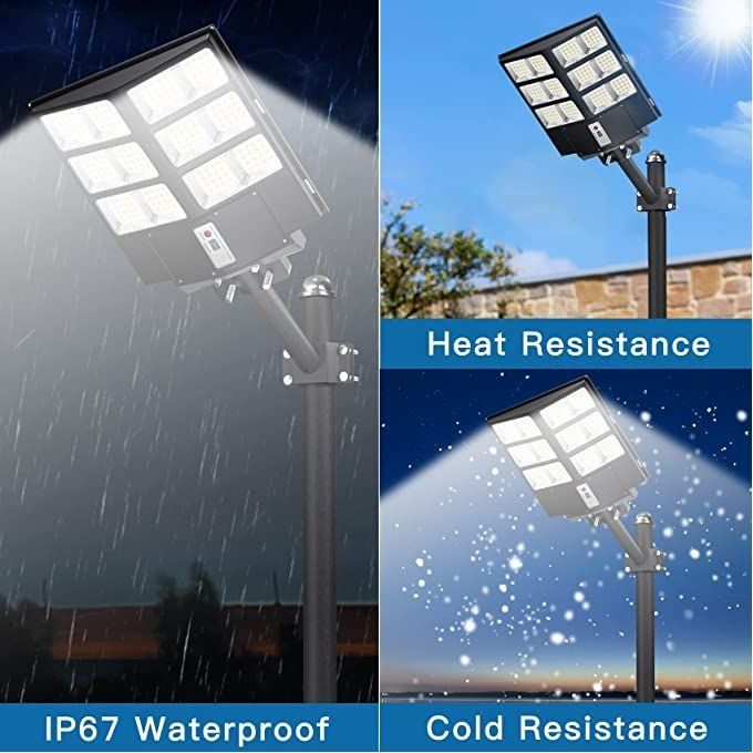 Dp Light 2000W High Brightness Dusk To Dawn LED SOLAR STREETLIGHT