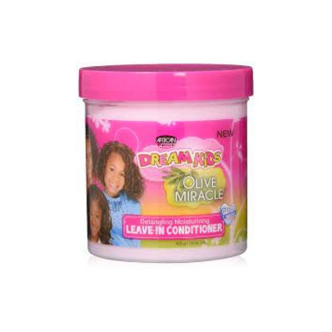 AFRICAN PRIDE Dream Kids Olive Miracle Moisturizing Leave-In Conditioner.