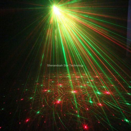 Mini Red Green Laser 4 Patterns projector Dance Disco Party Xmas DJ Stage Effect Light Show
