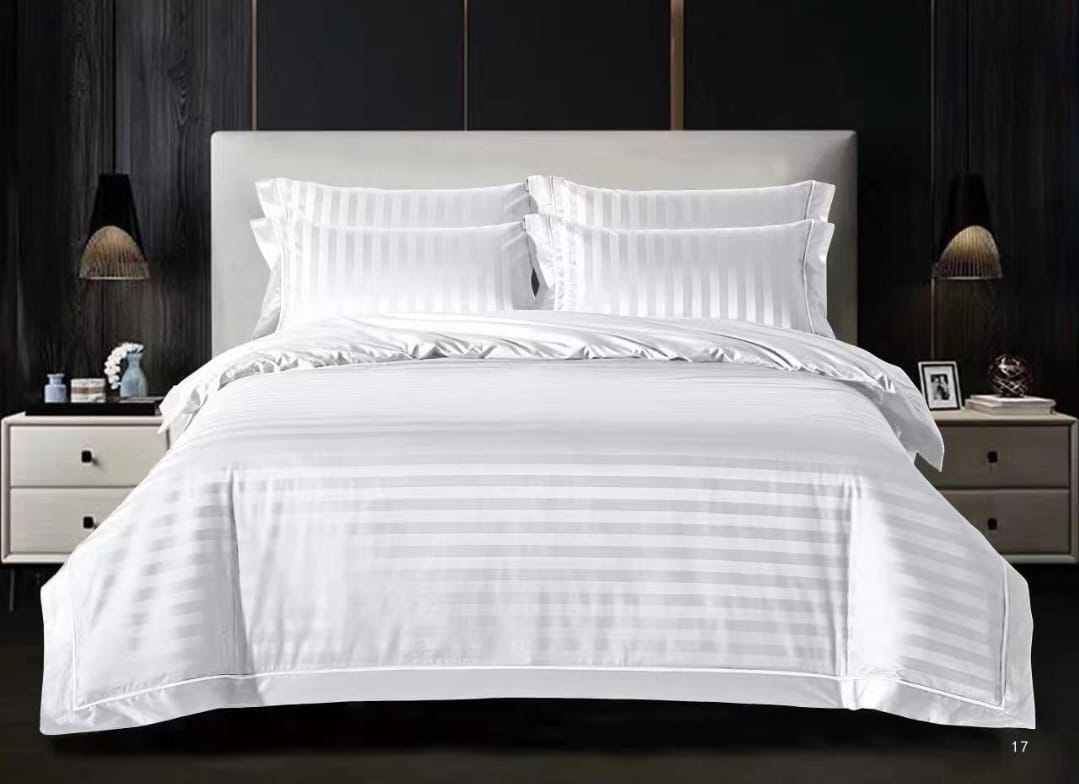 6*6 Stripped Cotton Duvet cover set