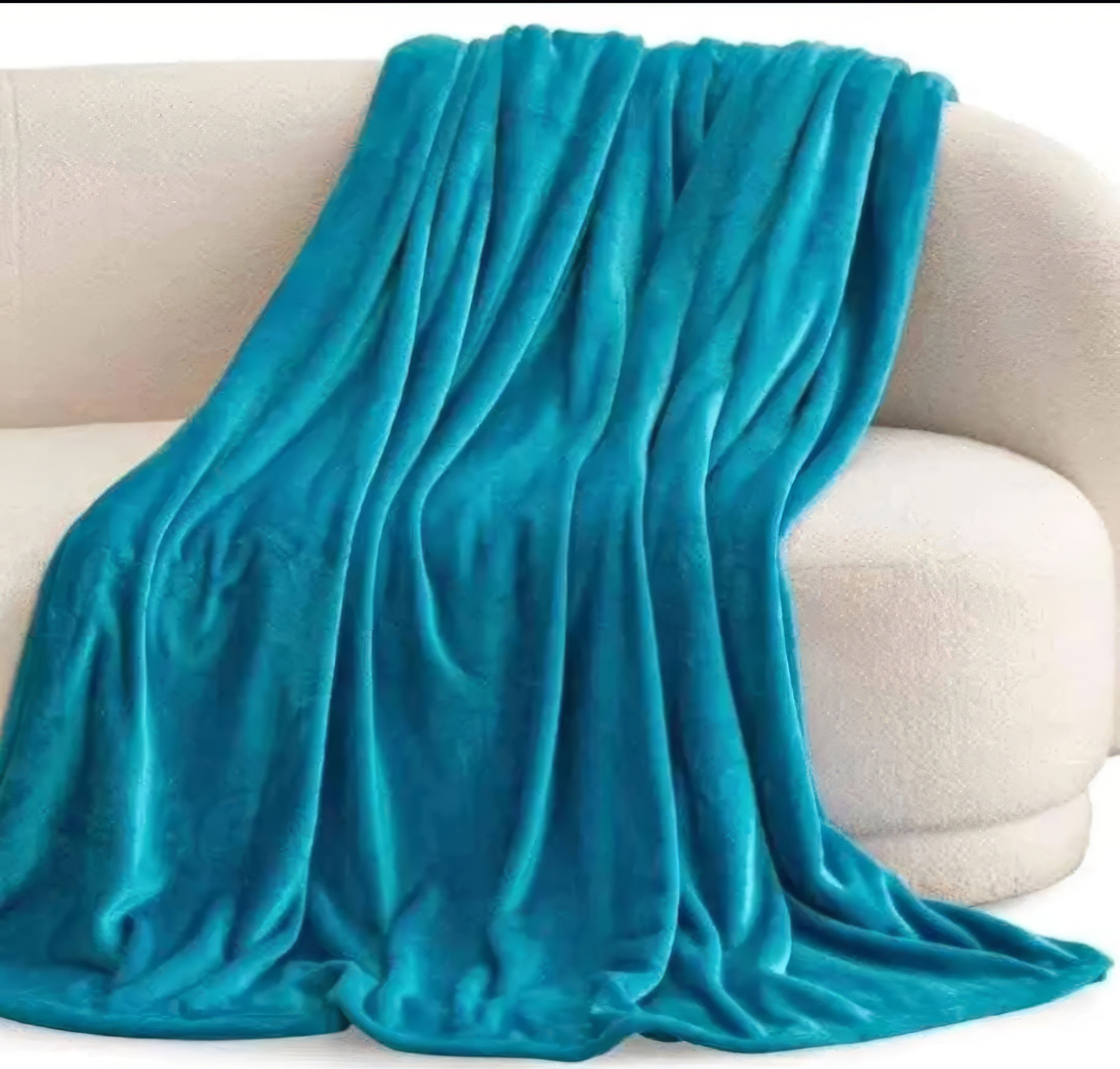 Luxurious Ultra-Soft Throw Blanket - Cozy, Plush, Warm Microfiber For Sofa, Bed, Chair - Easy Care, Lightweight