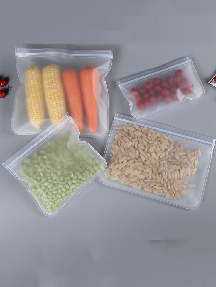 Reusable Ziplock Fridge Bags Set of 20Pcs