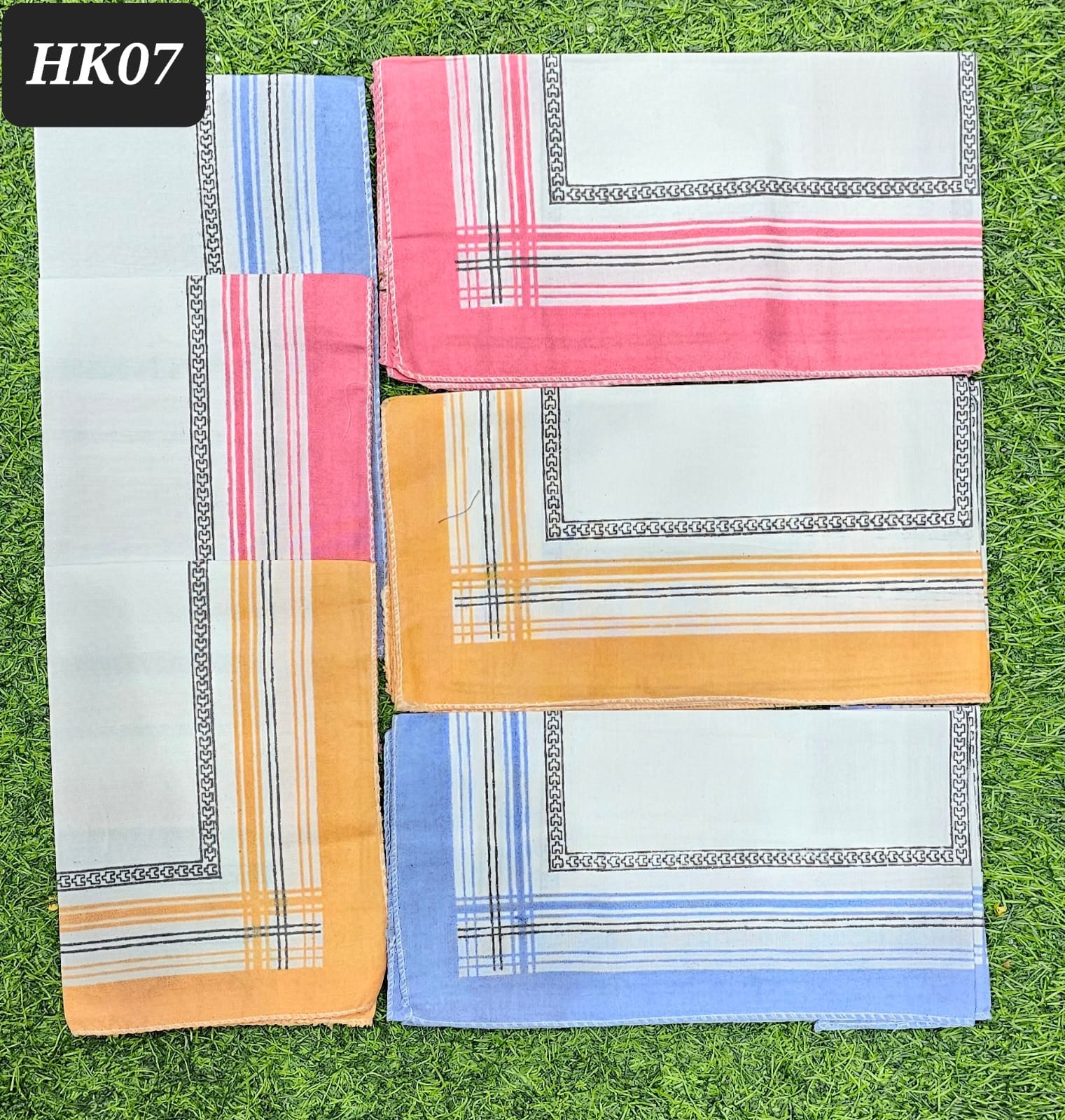 Fashion 12 Pack Cotton Handkerchiefs, 100% Cotton.