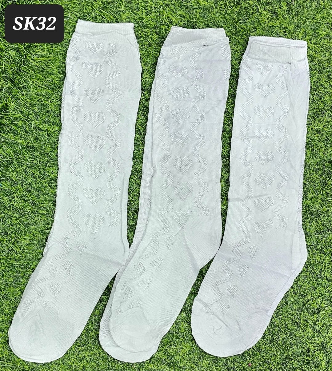 12 Pairs Comfy Cotton White Girls School Socks