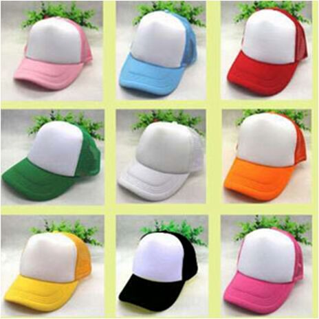 Trucker Hat Foam Mesh Back Baseball Cap Snapback Adjustable Plain Blank Men Hats.