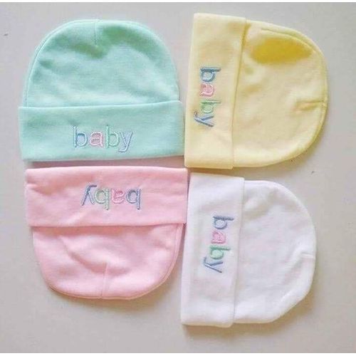 12PCs Cutest Quality Newborn Cotton Baby Caps