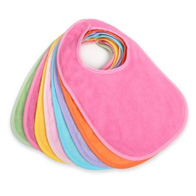 Fashion 6PCs Adorable Feed Wear Newborn Baby Feeder Bibs