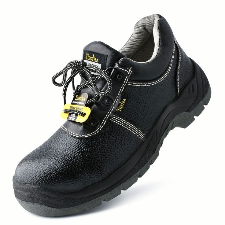 Black Industrial and Home Safety Boots, Resistant Industrial Safety Boots