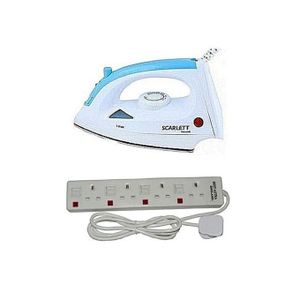 Scarlett Steam Iron Box With Nonstick Soleplate