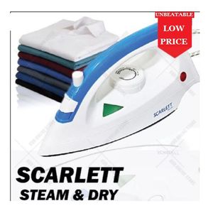 Scarlett Steam Iron Box With Nonstick Soleplate