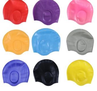 PREMIER Swimming Cap, Silicone Swim Cap for Women Men, Durable Non-Slip Waterproof Swim Cap Protect Ears, Long Hair for Adults, Older Kids