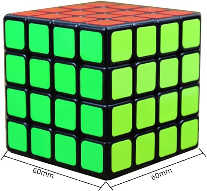 CLASSIC Jiehui Magic Cube Puzzle 4x4 - Premium Quality Brain Teaser Game for Kids and Adults - Enhance Spatial Awareness - Perfect for Education, Entertainment and Stress Relief