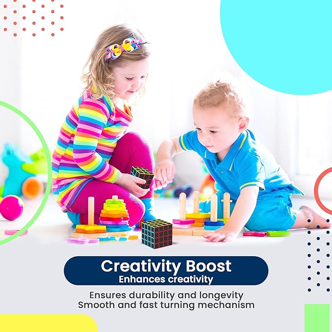 CLASSIC Jiehui Magic Cube Puzzle 4x4 - Premium Quality Brain Teaser Game for Kids and Adults - Enhance Spatial Awareness - Perfect for Education, Entertainment and Stress Relief