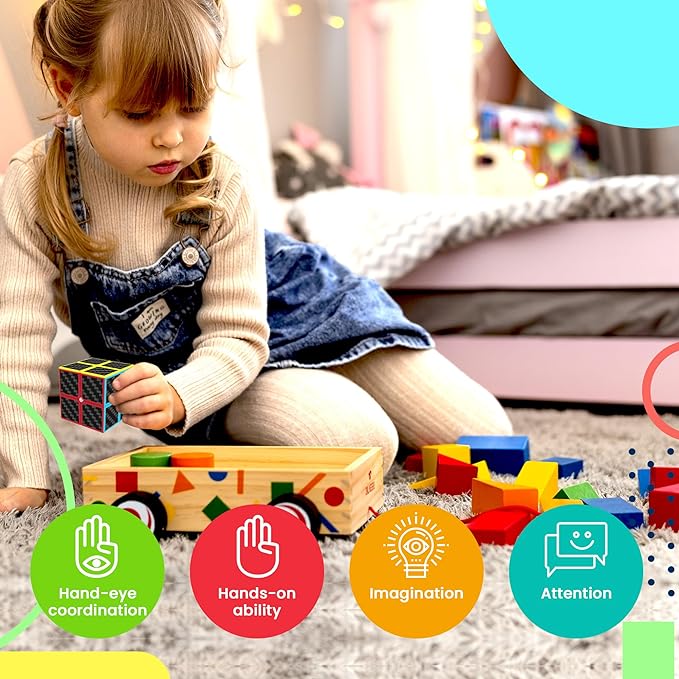 CLASSIC Jiehui Magic Cube Puzzle 4x4 - Premium Quality Brain Teaser Game for Kids and Adults - Enhance Spatial Awareness - Perfect for Education, Entertainment and Stress Relief