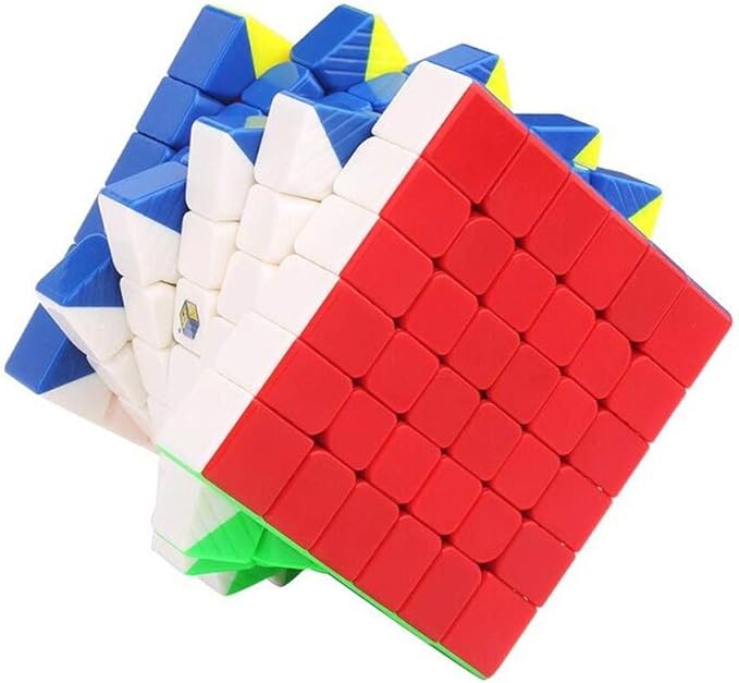 PROFESSIONAL 6x6 Rubik's Speed Cube,  6x6 Cube Stickerless Latest Version Stickerless Speed Cube 6x6x6 Fo r Children and Adults Multi Color