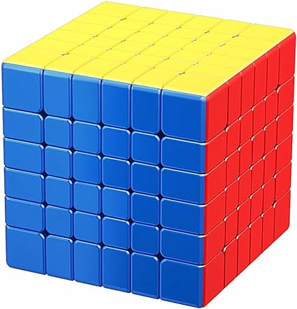 PROFESSIONAL 6x6 Rubik's Speed Cube,  6x6 Cube Stickerless Latest Version Stickerless Speed Cube 6x6x6 Fo r Children and Adults Multi Color