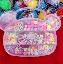 PREMIUM Bracelet Kit Hello Kitty Jewelry Box Gift Set Cartoon DIY Kids Necklace Bracelet Beads for Jewelry Making Kit