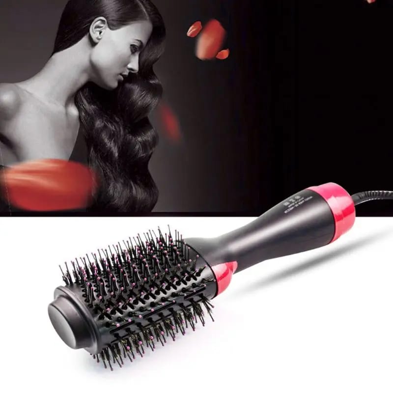 PREMIUM Electric hair straightener brush / dryer One Step Hair Dryer and Volumizer, Hot Air Brush, 3 in 1 Styling Styler, Straightener Minimized Heat Damage For Women & Men, Machine Brush Electric