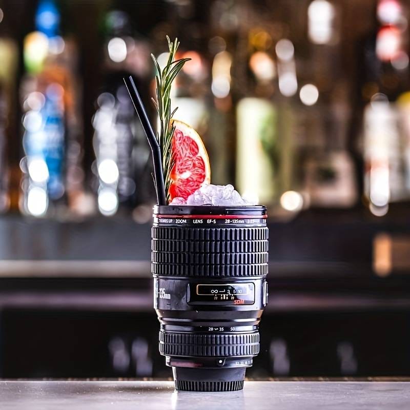 NEW Camera Lens Coffee Mug 450ml + SPOON Gifts for Him, Dad Gifts, Photography, Camera accessories, Novelty Gifts, Gifts for Him