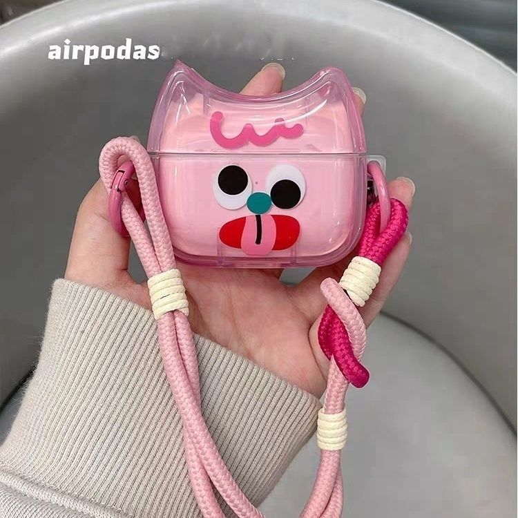 Instagram couple funny cartoon emoji for AirPodsPro case second generation protective case Apple Bluetooth