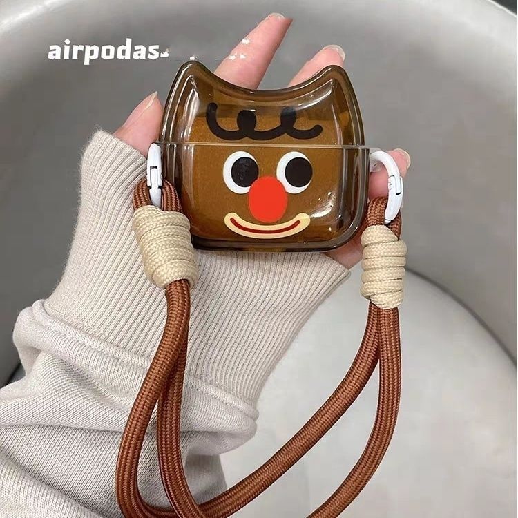 Instagram couple funny cartoon emoji for AirPodsPro case second generation protective case Apple Bluetooth