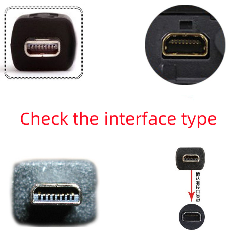 Suitable for Nikon Sanyo digital camera data cable 8P 8-pin UC-E6,E7,E60,S6,S7