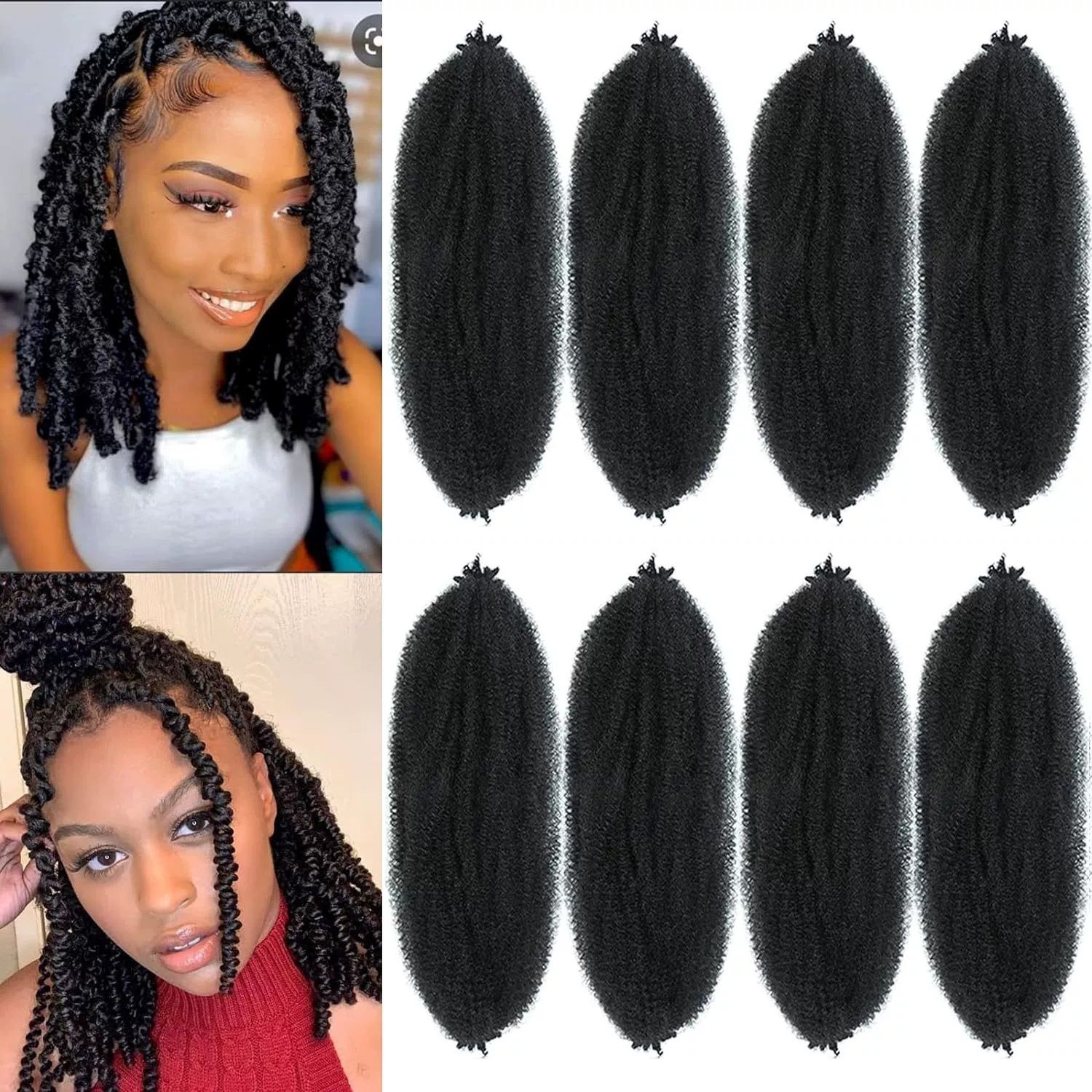 afro curly marley braid  Crochet hair  braid wig  Hair braids popular in Africa