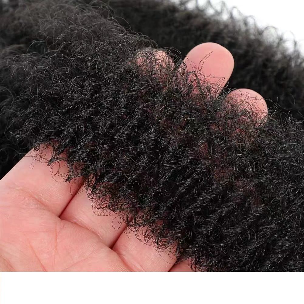afro curly marley braid  Crochet hair  braid wig  Hair braids popular in Africa