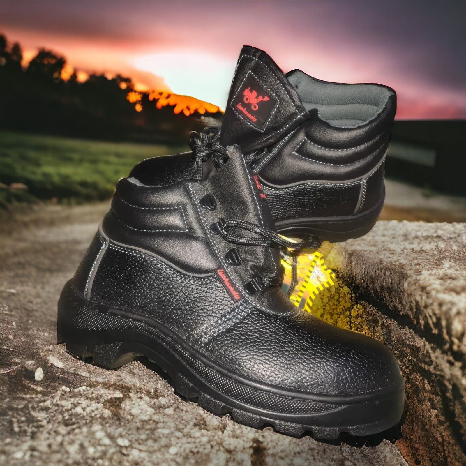 Generic Home and Industrial High Quality Anti-Slip Safety Boots - Durable Work Shoes for Construction, Farming, and Factory Use | Anti-Slip Safety Boots Kenya | Water-Resistant Safety Boots Kenya