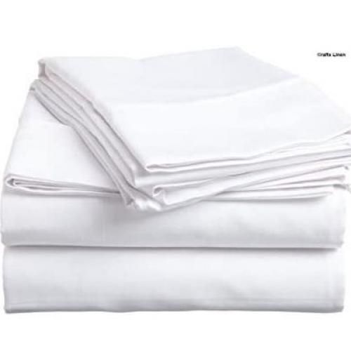 Fashion White Cotton Bedsheets Set Of 4 Pcs(2 Bedsheets And 2Pillowcases) 4 piece bedsheet set that includes 2 flat sheet, and 2 pieces of king-size pillowcases. Resistant to in sheet &pillowcases set