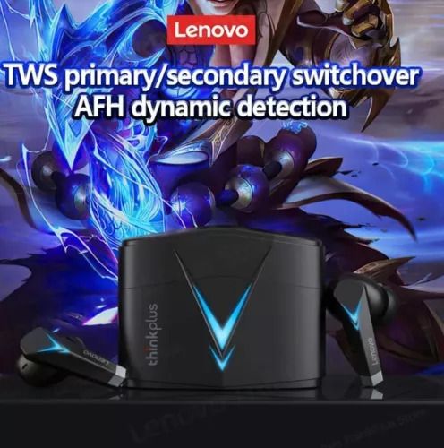 Lenovo LP6 Wireless Earphones Bluetooth Earbuds w/Mic TWS Headphones Gaming Buds