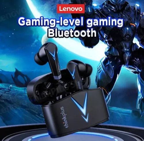 Lenovo LP6 Wireless Earphones Bluetooth Earbuds w/Mic TWS Headphones Gaming Buds